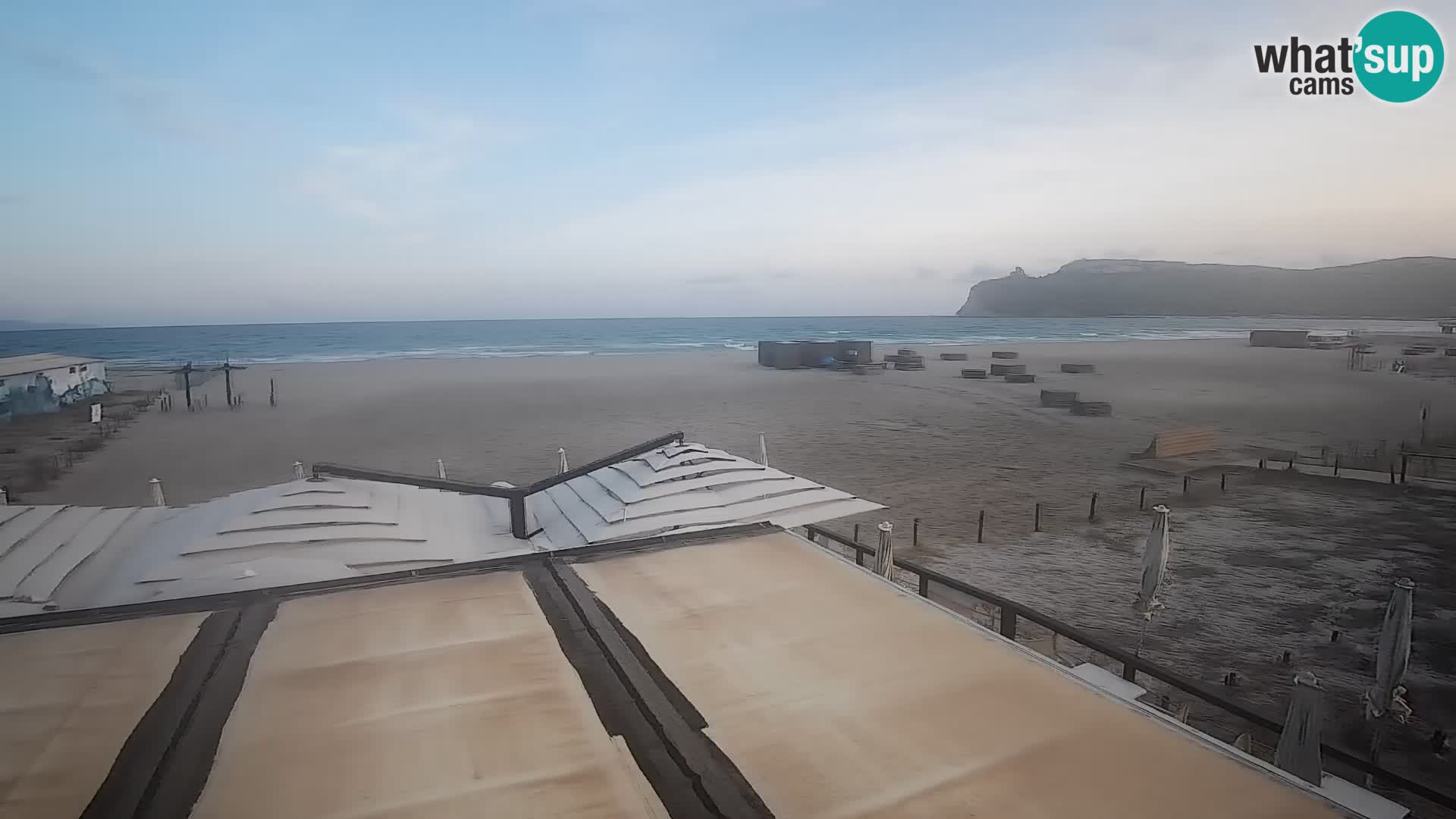 Poetto beach webcam | Cagliari | Sardinija