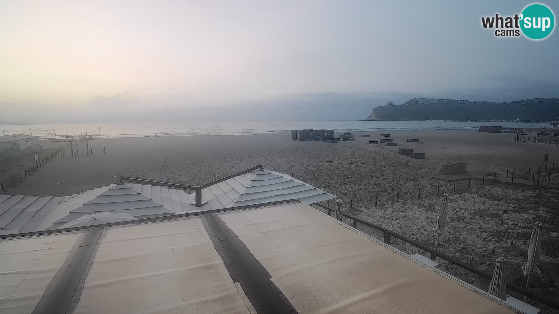 Webcam plage de Poetto | Cagliari | Sardaigne
