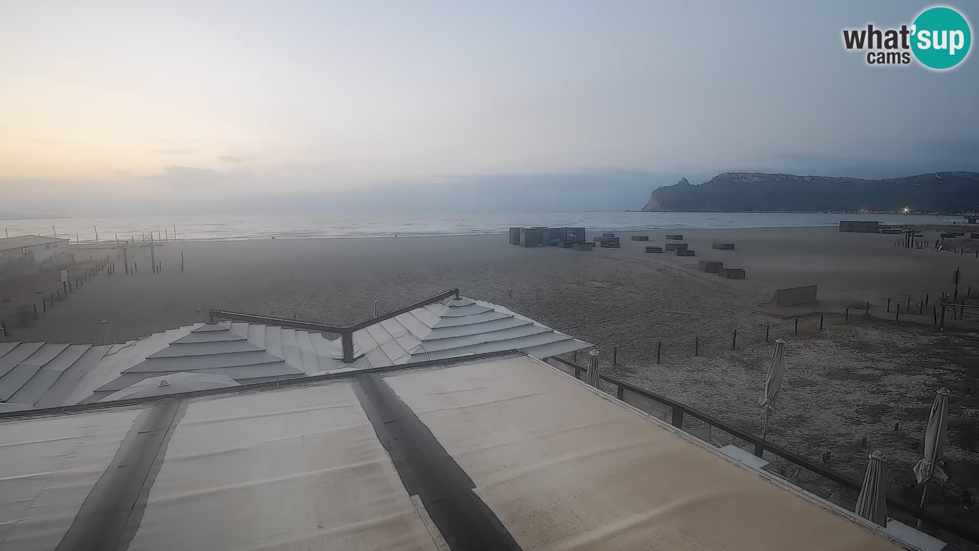 Poetto beach webcam | Cagliari | Sardinija