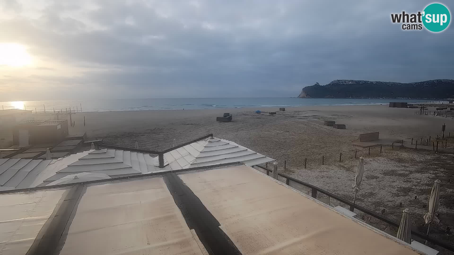 Webcam plage de Poetto | Cagliari | Sardaigne