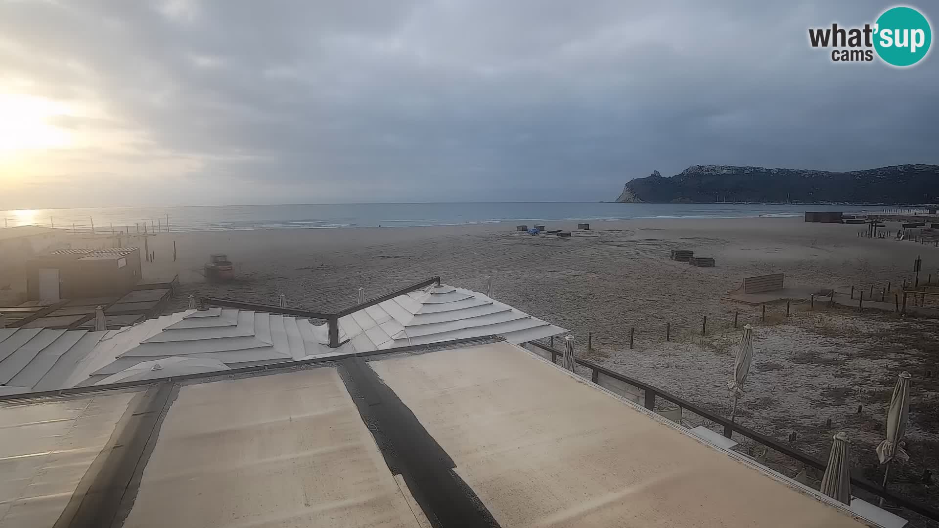 Webcam plage de Poetto | Cagliari | Sardaigne