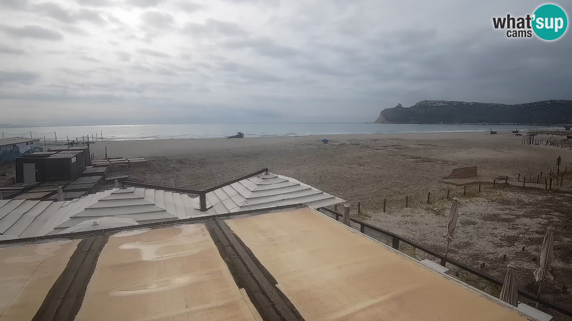Poetto beach webcam | Cagliari | Sardinia