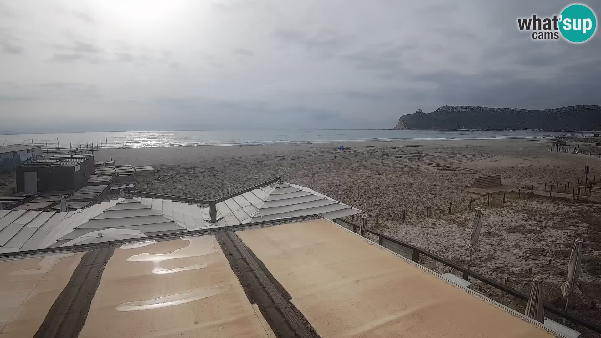 Poetto beach webcam | Cagliari | Sardinia