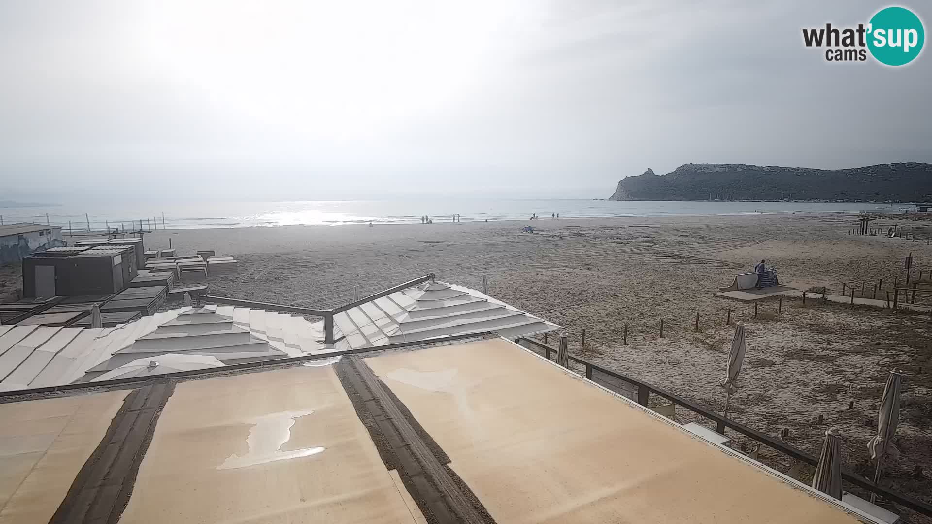 Poetto beach webcam | Cagliari | Sardinija