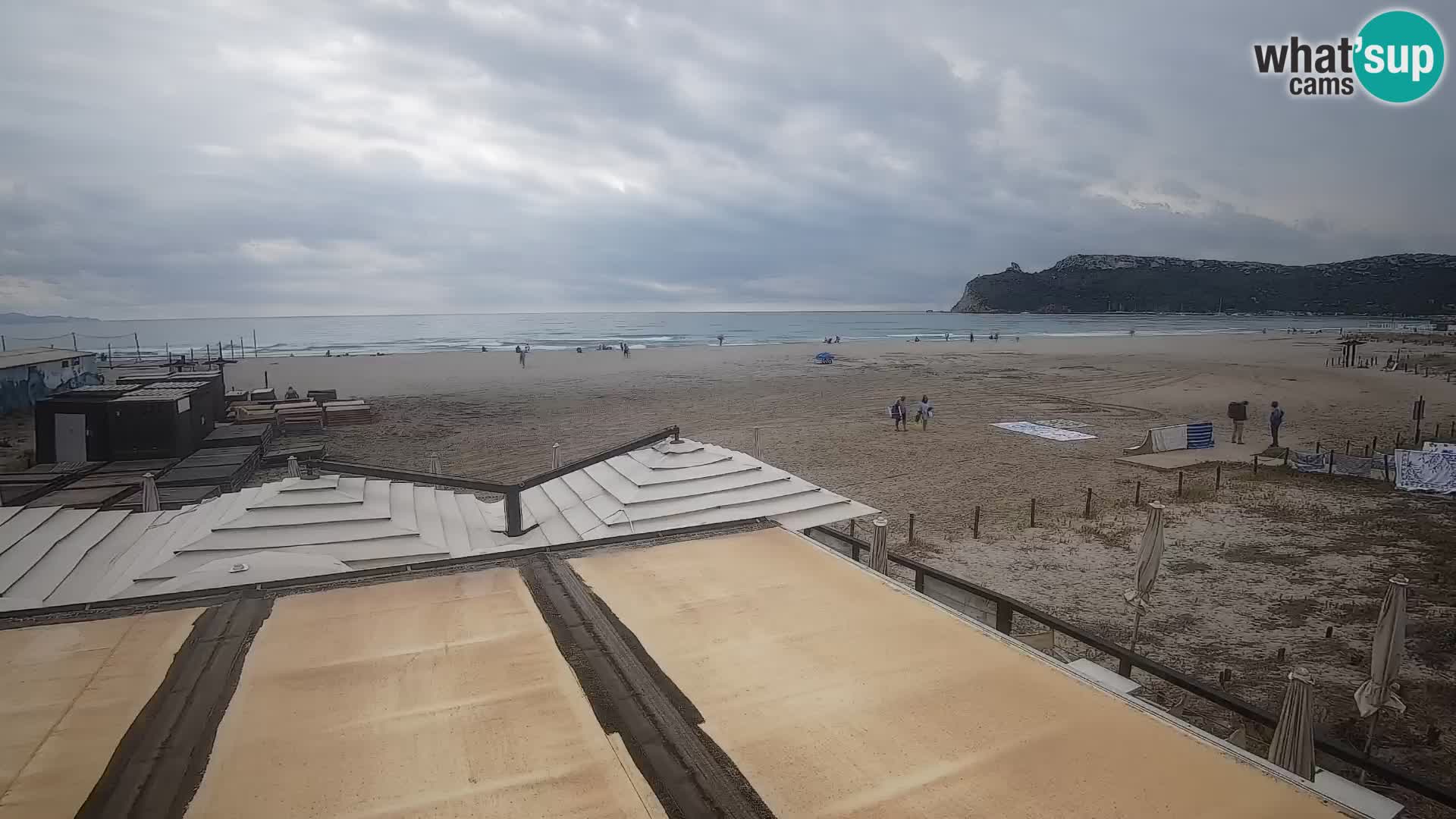 Poetto beach webcam | Cagliari | Sardinija