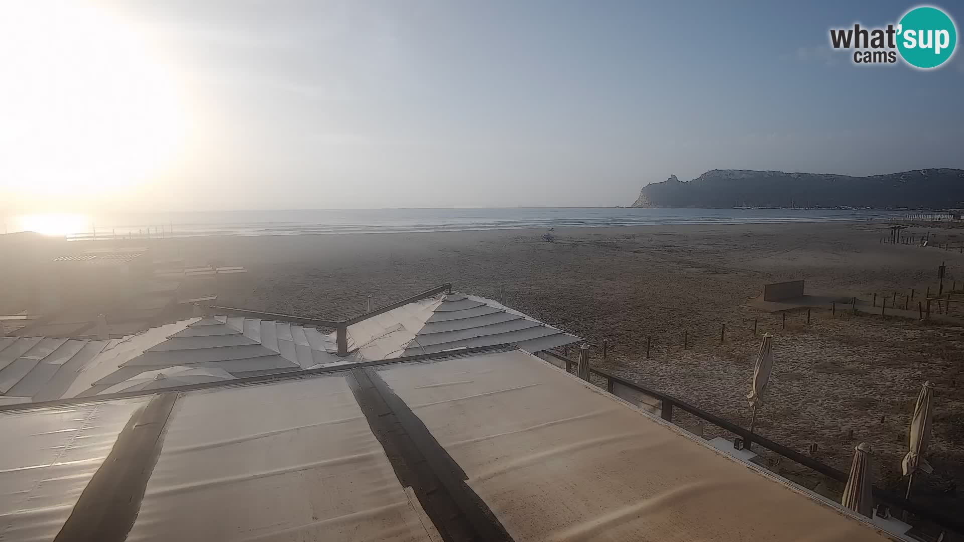 Poetto beach webcam | Cagliari | Sardinija