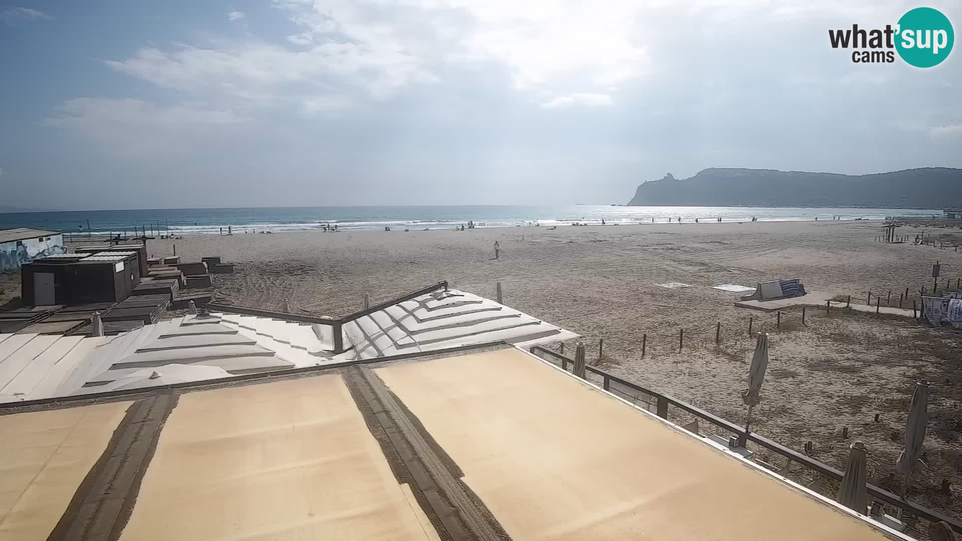 Poetto beach webcam | Cagliari | Sardinia