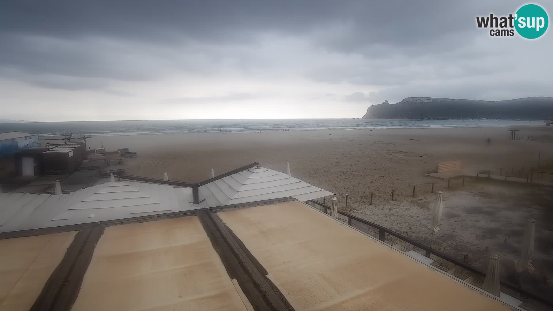 Poetto beach webcam | Cagliari | Sardinija