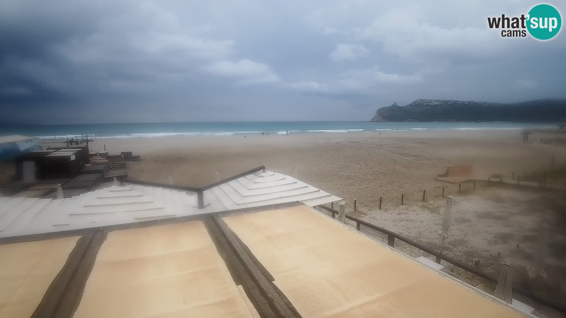 Poetto beach webcam | Cagliari | Sardinia