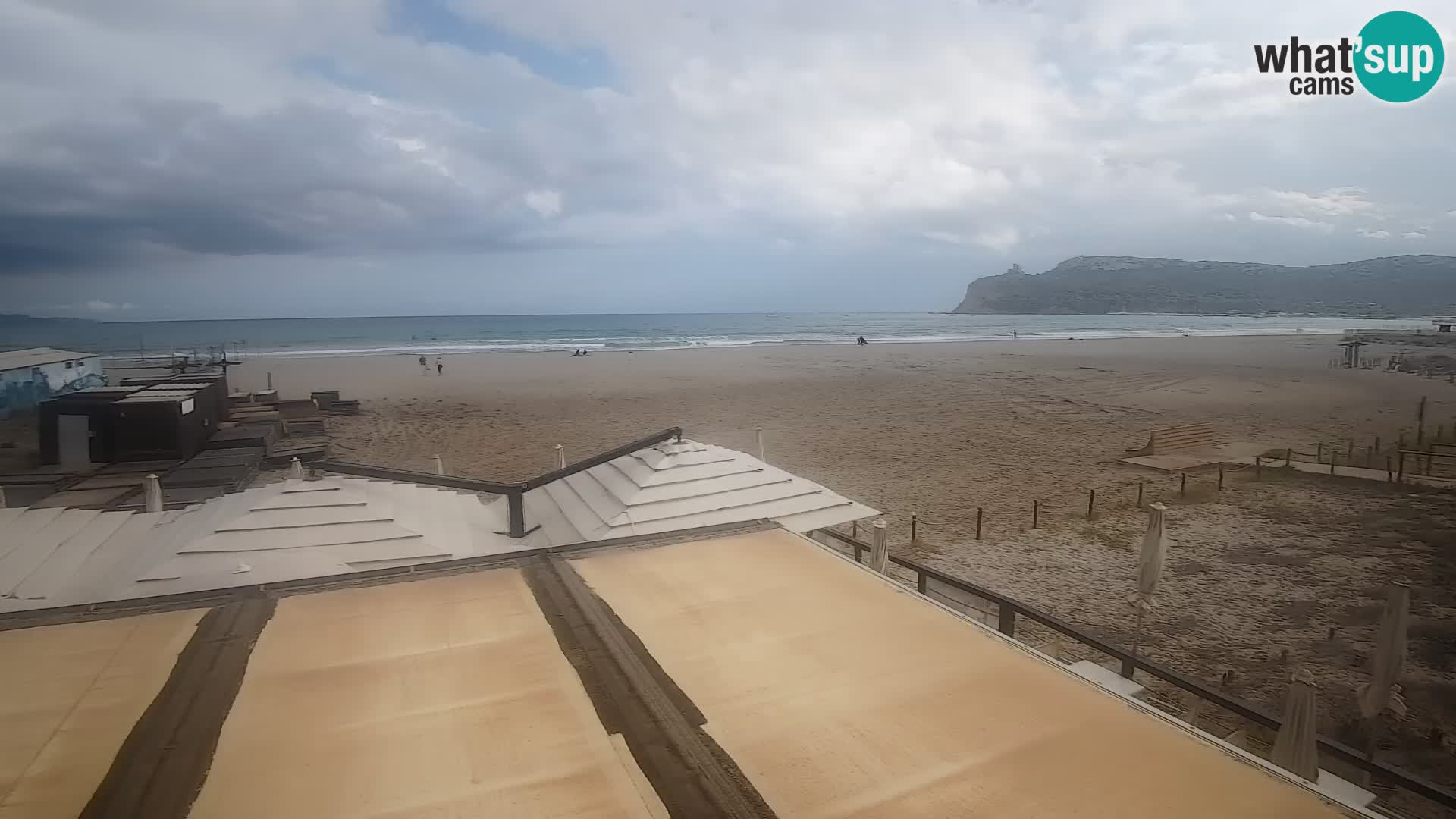 Poetto beach webcam | Cagliari | Sardinija