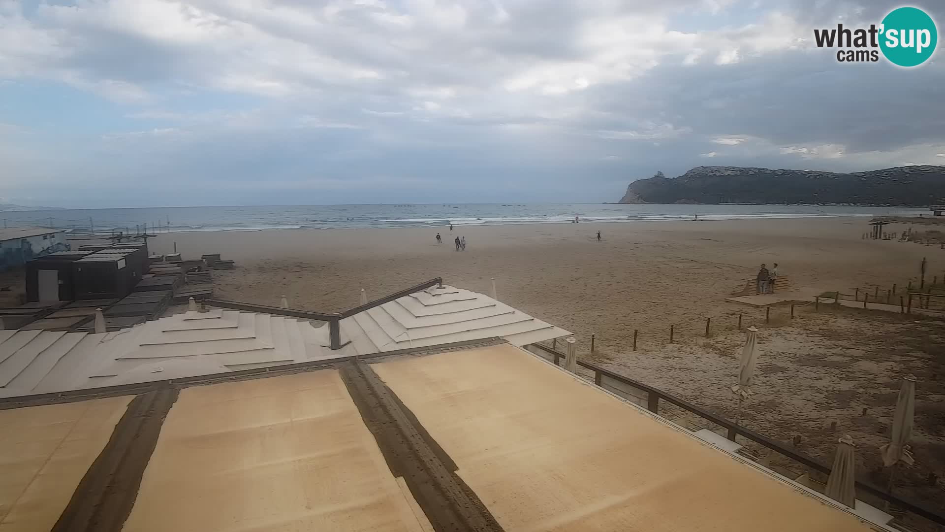 Poetto beach webcam | Cagliari | Sardinija