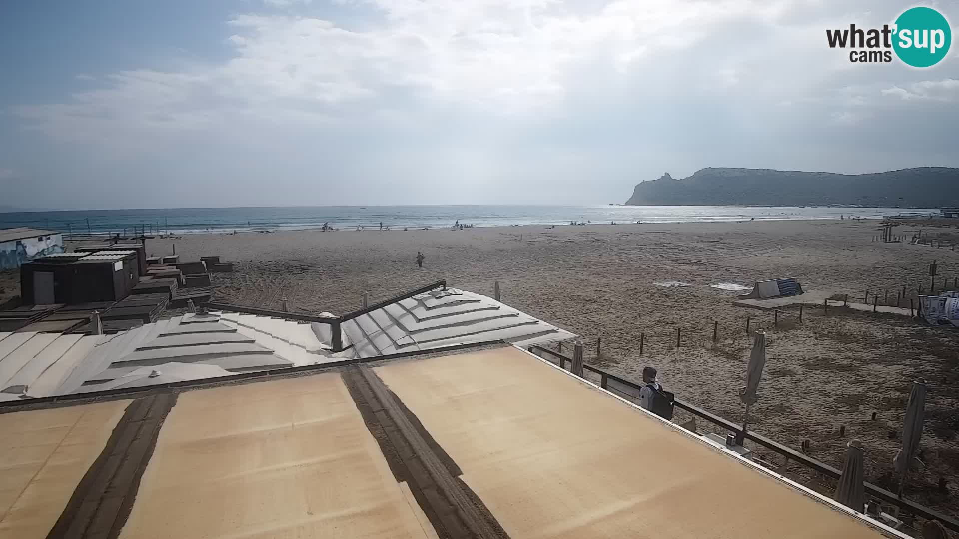 Poetto beach webcam | Cagliari | Sardinija