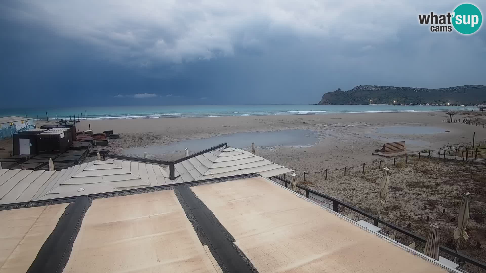 Poetto beach webcam | Cagliari | Sardinia