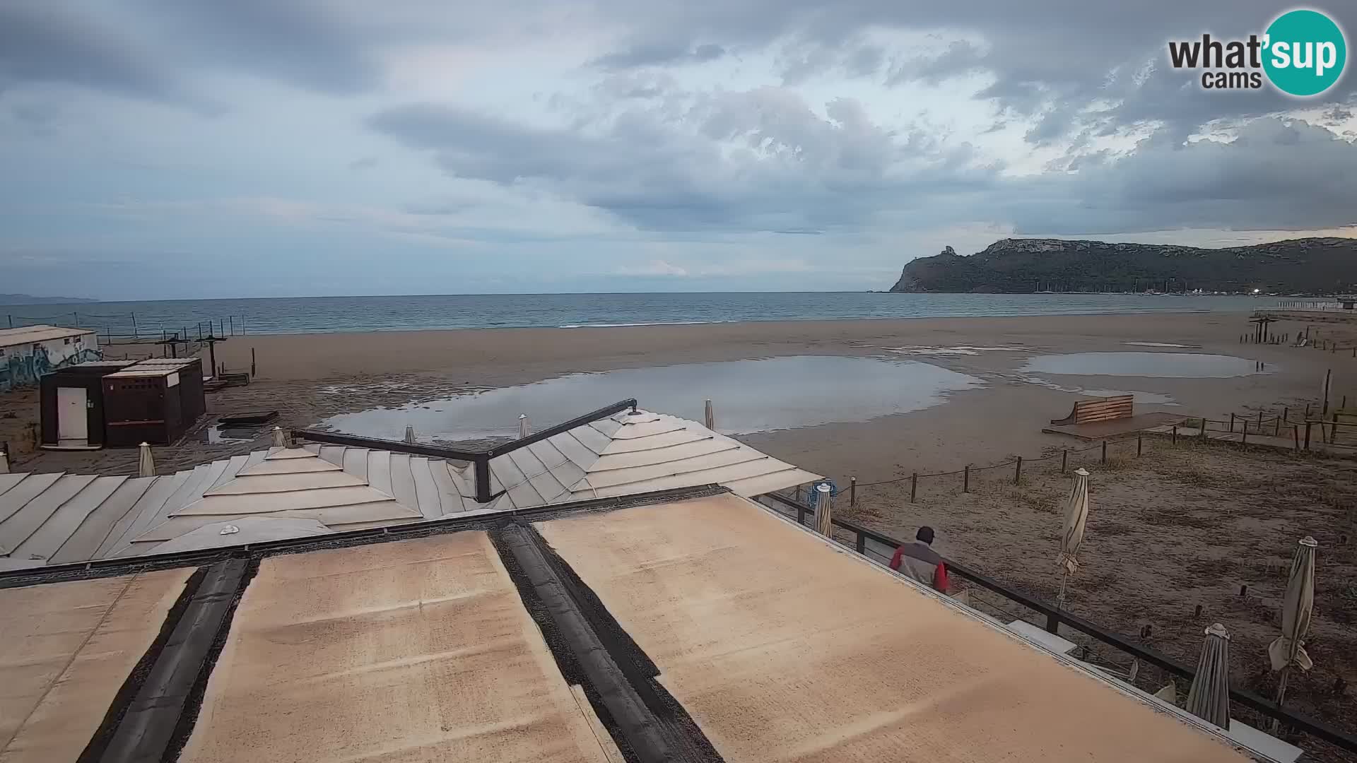 Poetto beach webcam | Cagliari | Sardinija