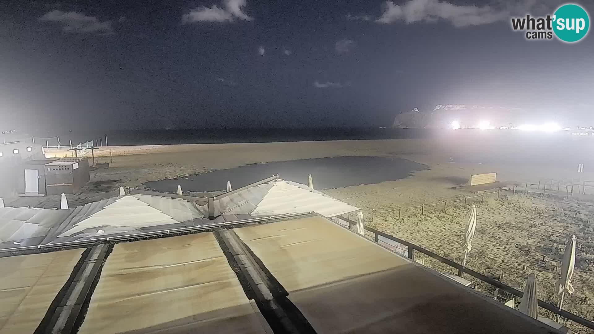 Poetto beach webcam | Cagliari | Sardinija