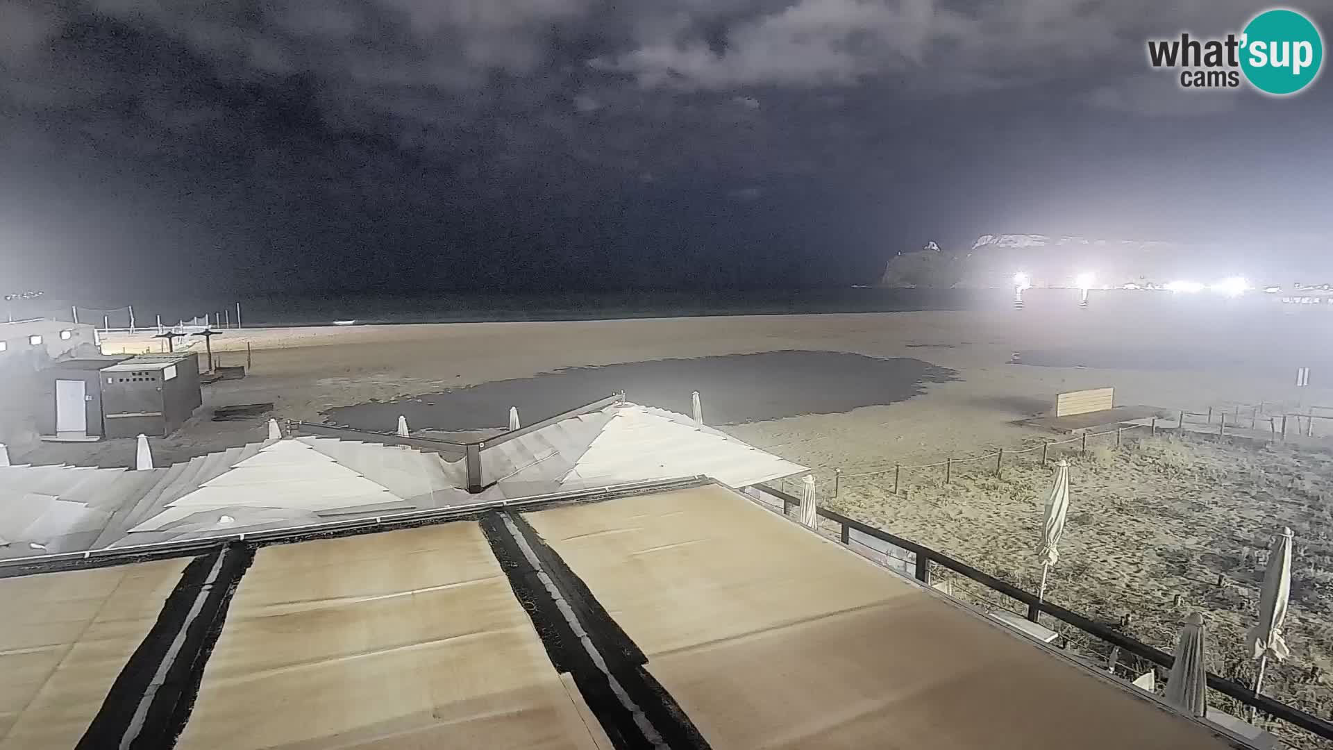 Poetto beach webcam | Cagliari | Sardinija