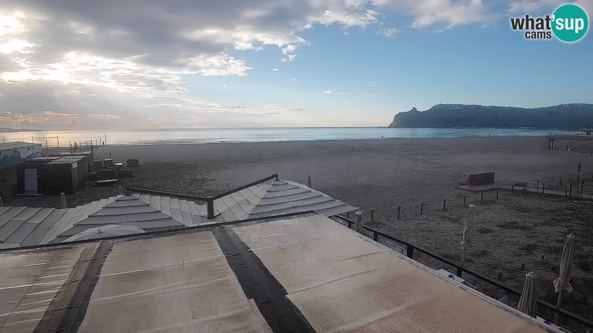 Poetto beach webcam | Cagliari | Sardinija