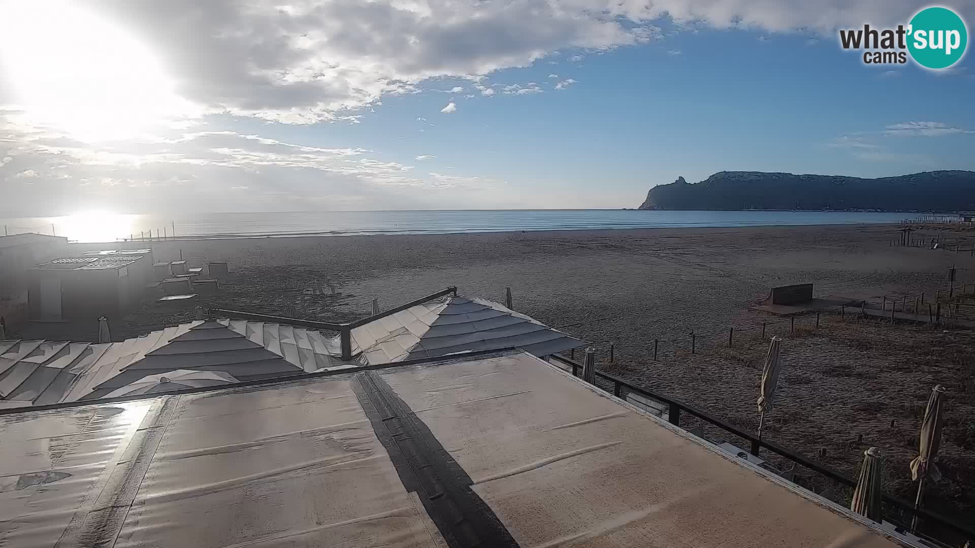 Poetto beach webcam | Cagliari | Sardinija