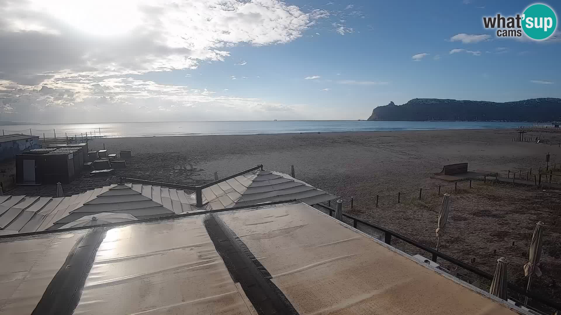 Poetto beach webcam | Cagliari | Sardinija