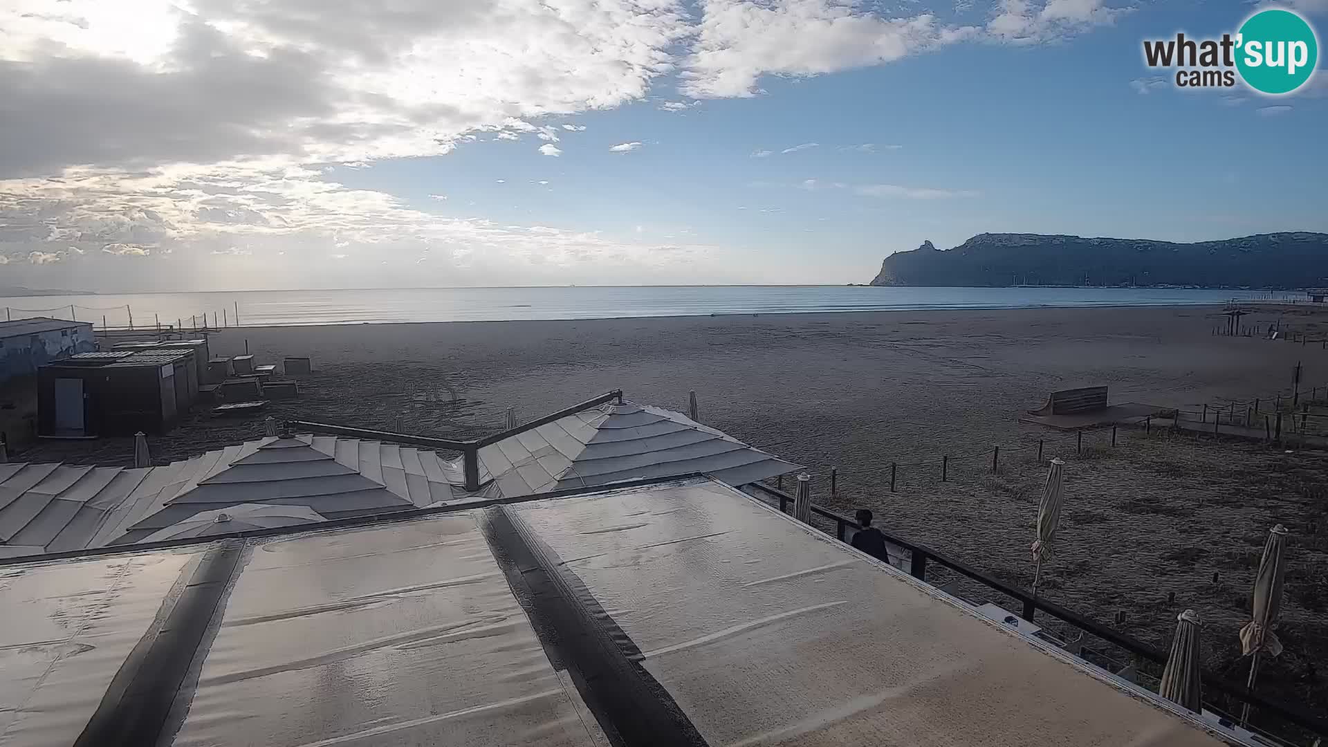 Poetto beach webcam | Cagliari | Sardinija