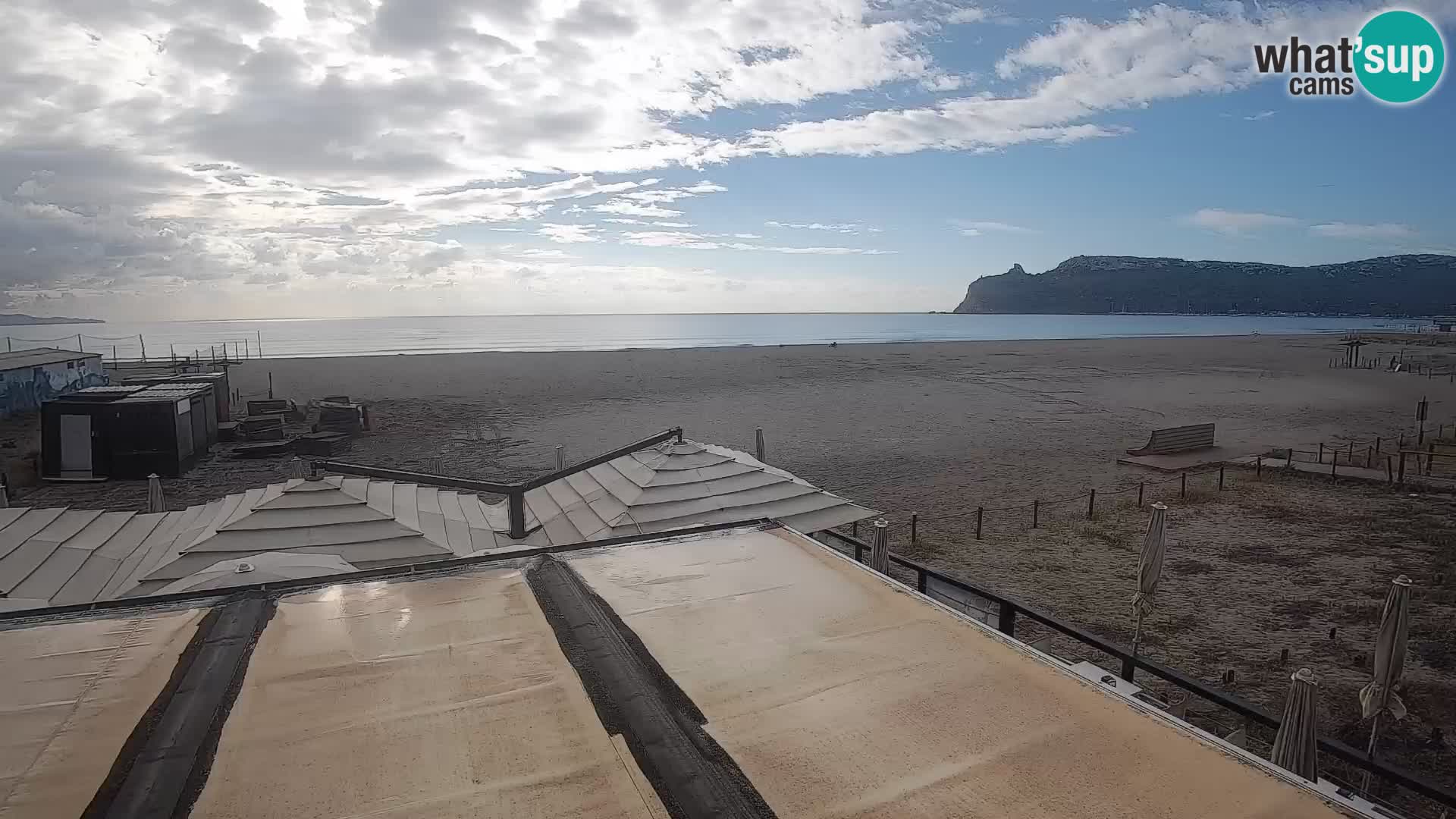 Poetto beach webcam | Cagliari | Sardinia