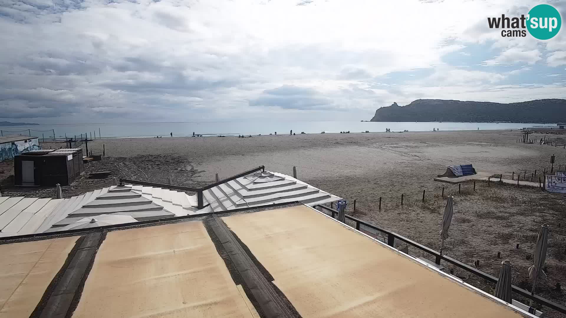 Poetto beach webcam | Cagliari | Sardinija