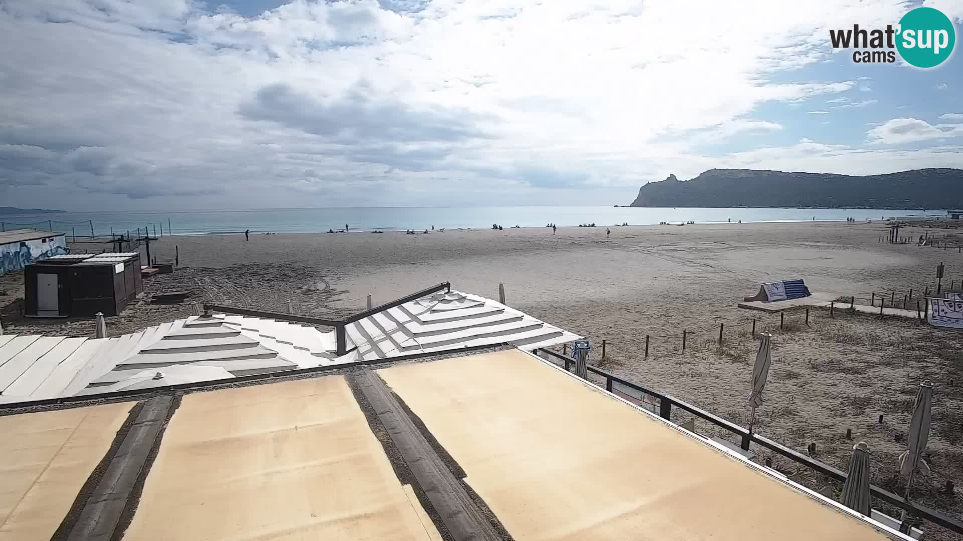 Poetto beach webcam | Cagliari | Sardinija