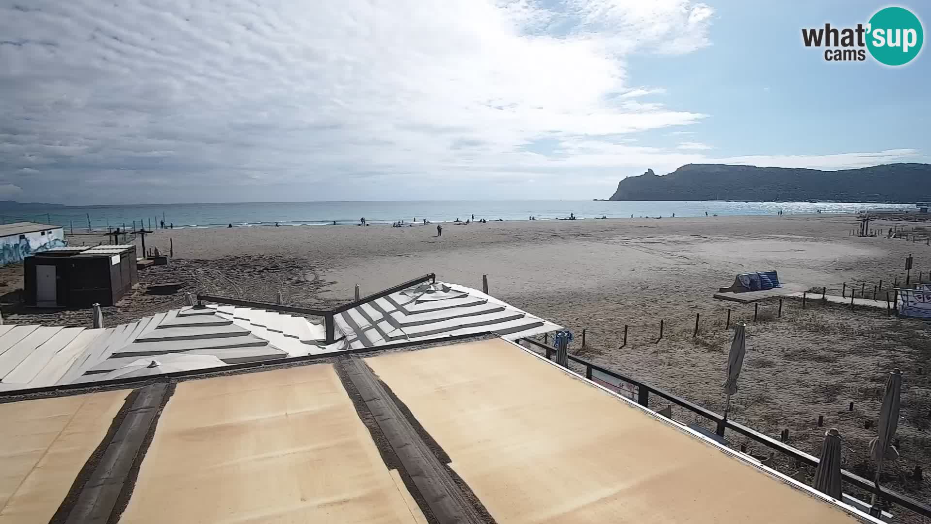 Webcam plage de Poetto | Cagliari | Sardaigne