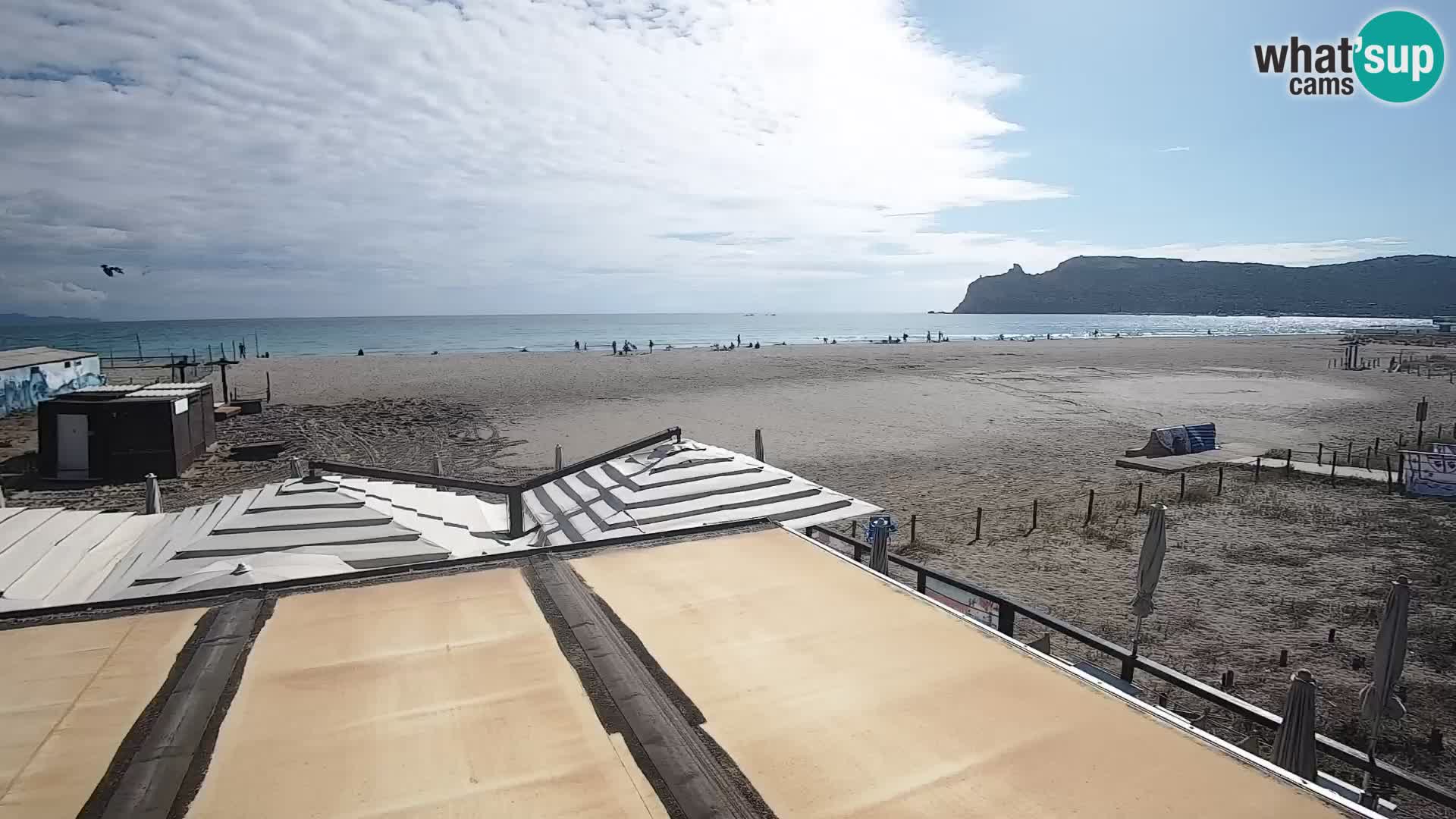 Poetto beach webcam | Cagliari | Sardinija