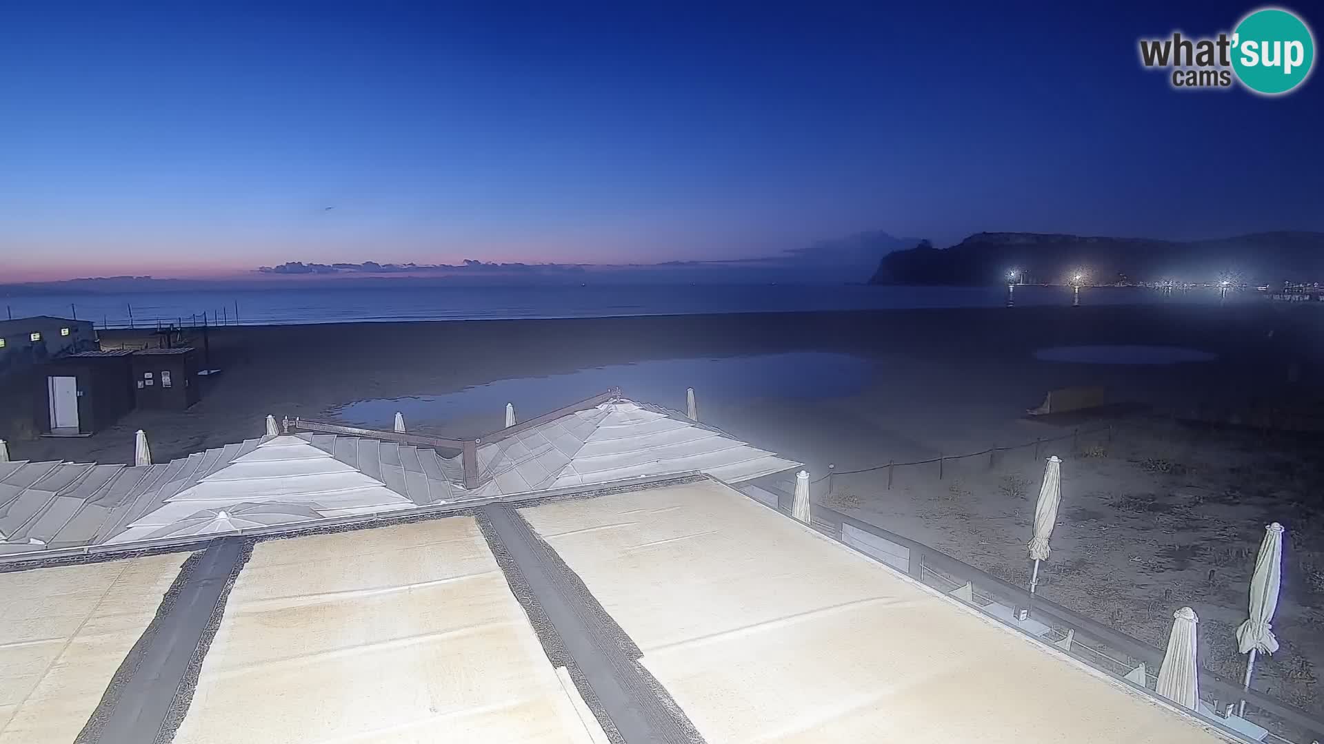 Poetto beach webcam | Cagliari | Sardinija