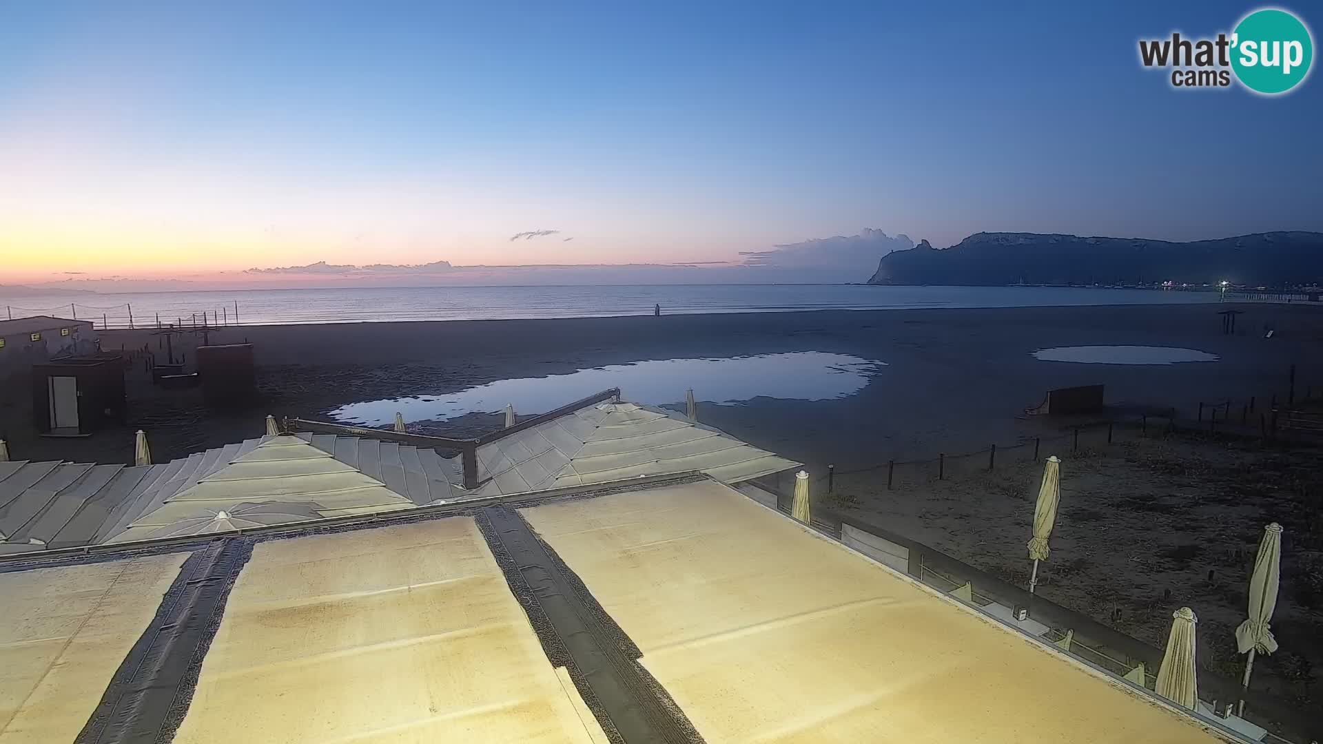 Poetto beach webcam | Cagliari | Sardinija