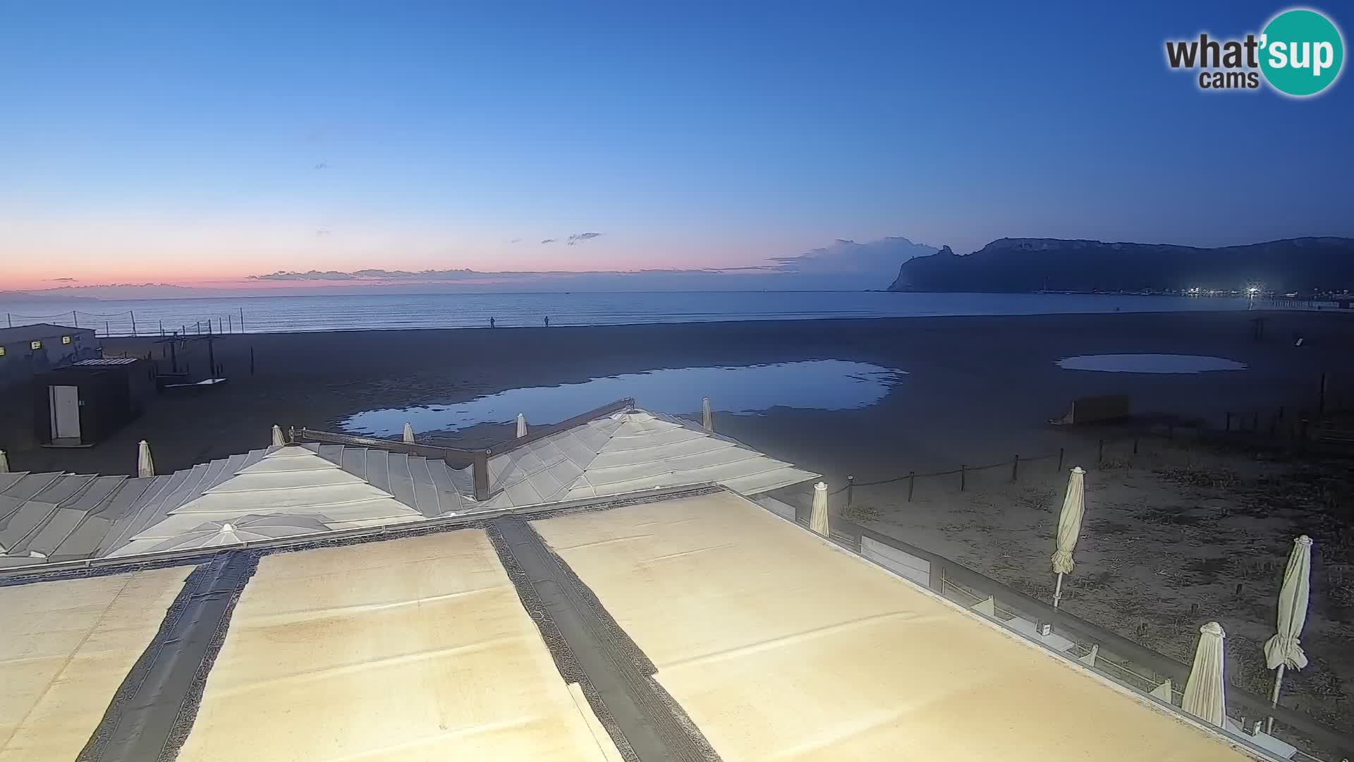 Poetto beach webcam | Cagliari | Sardinija