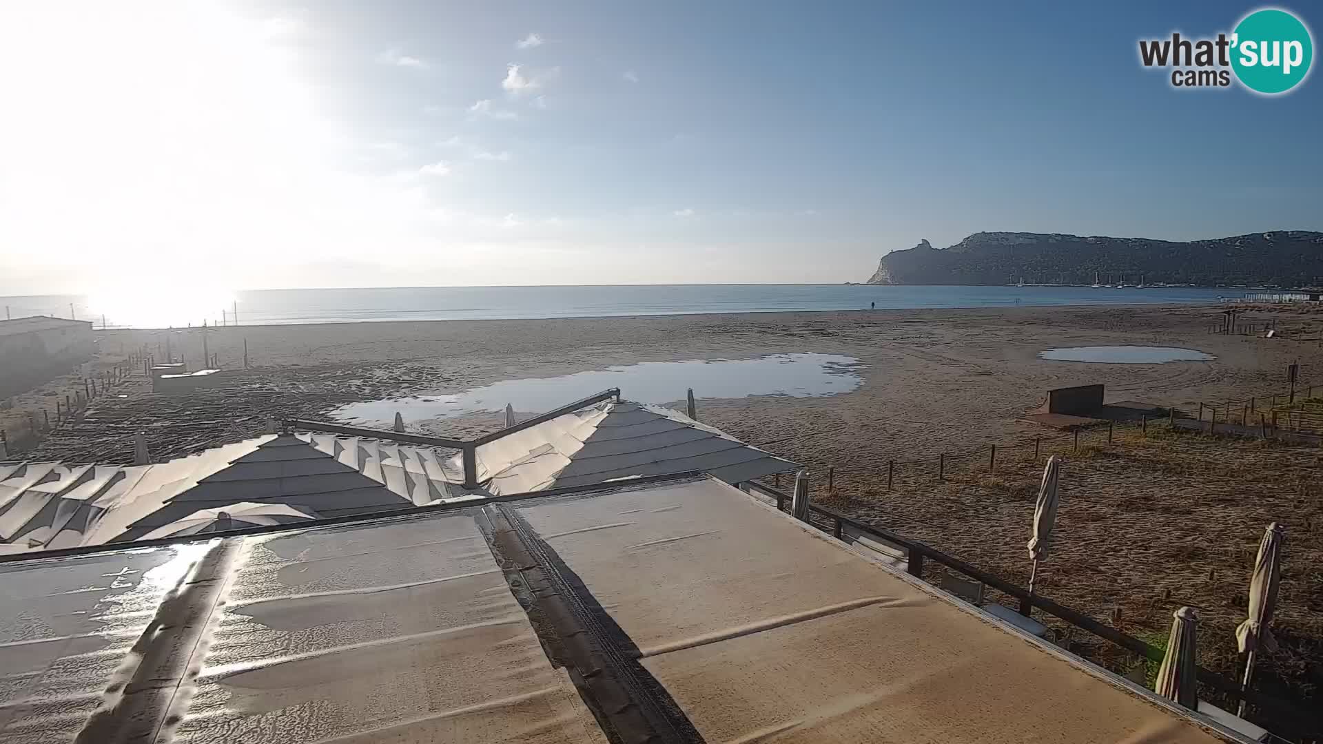 Webcam spiaggia del Poetto | Cagliari | Sardegna