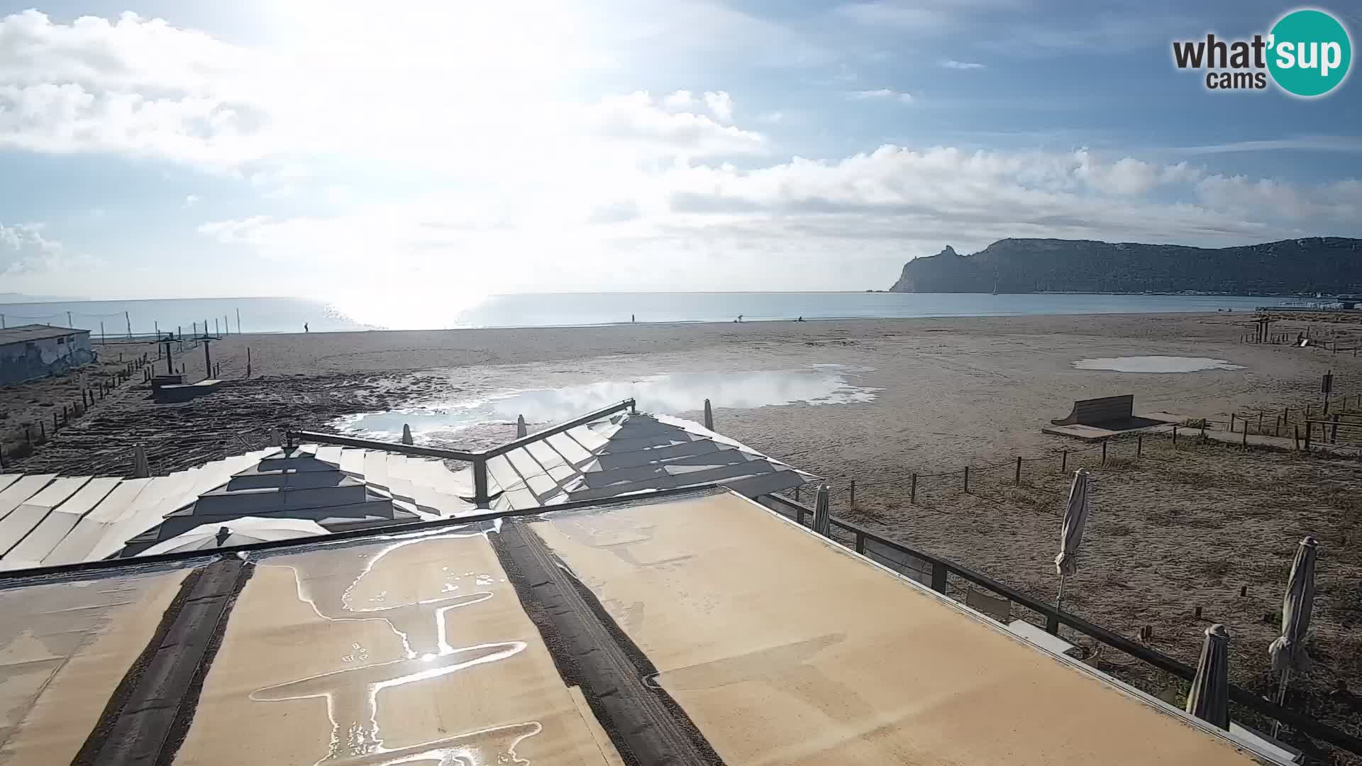 Poetto beach webcam | Cagliari | Sardinija