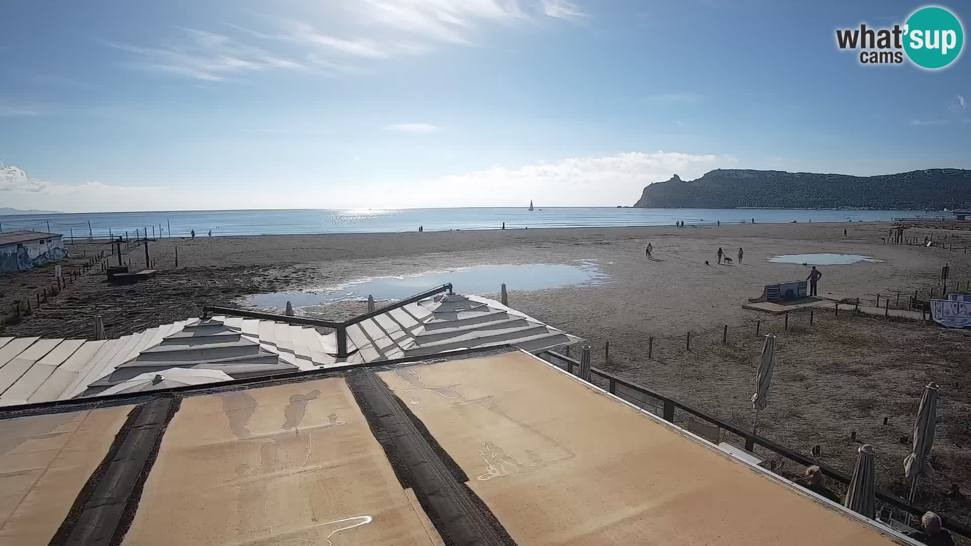 Webcam plage de Poetto | Cagliari | Sardaigne