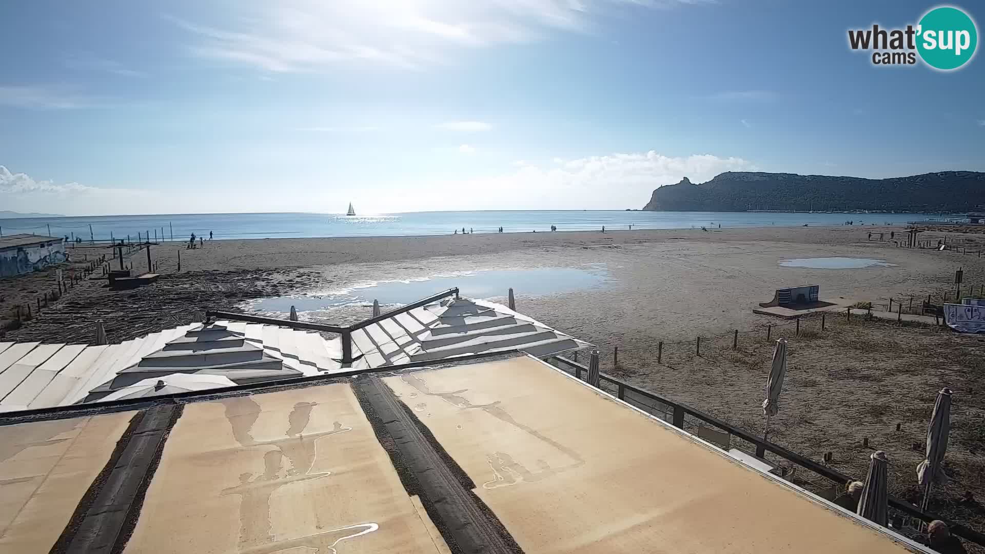 Webcam plage de Poetto | Cagliari | Sardaigne