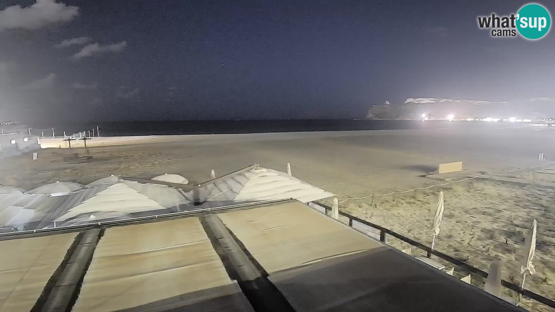 Poetto beach webcam | Cagliari | Sardinija