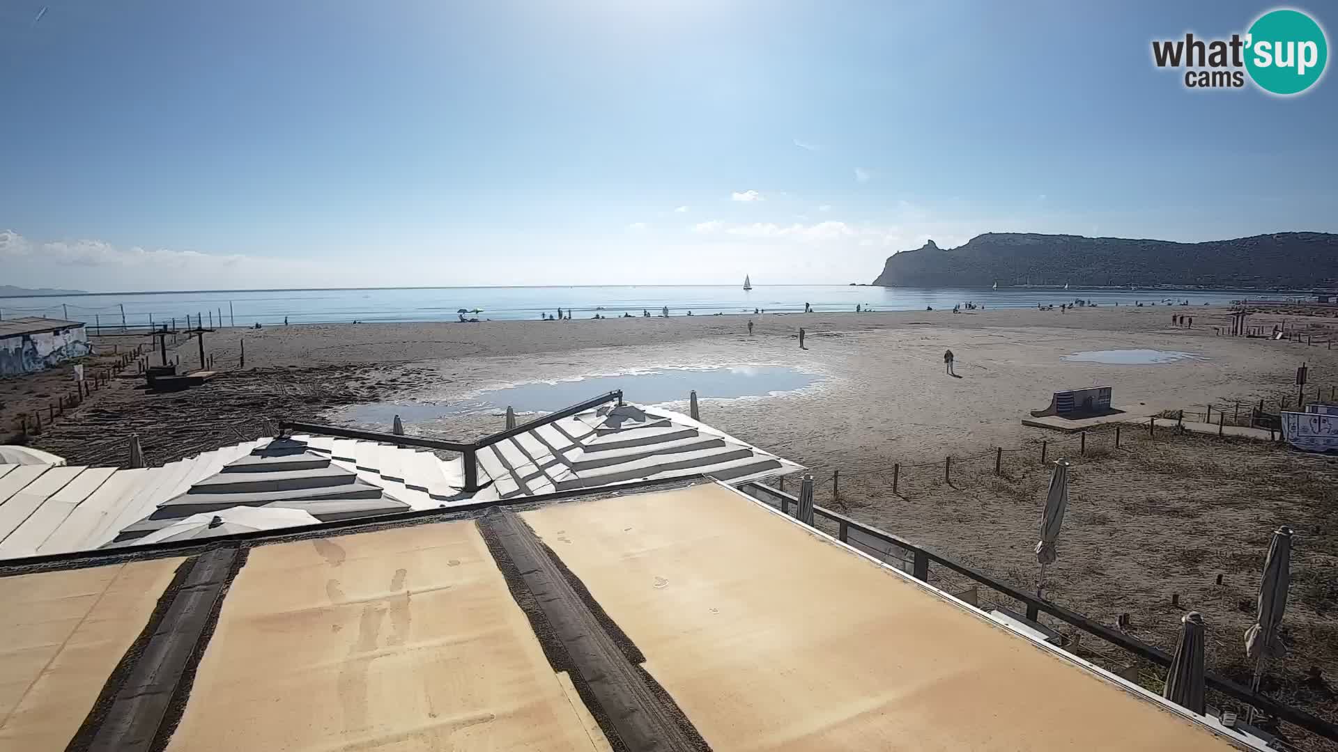 Poetto beach webcam | Cagliari | Sardinija