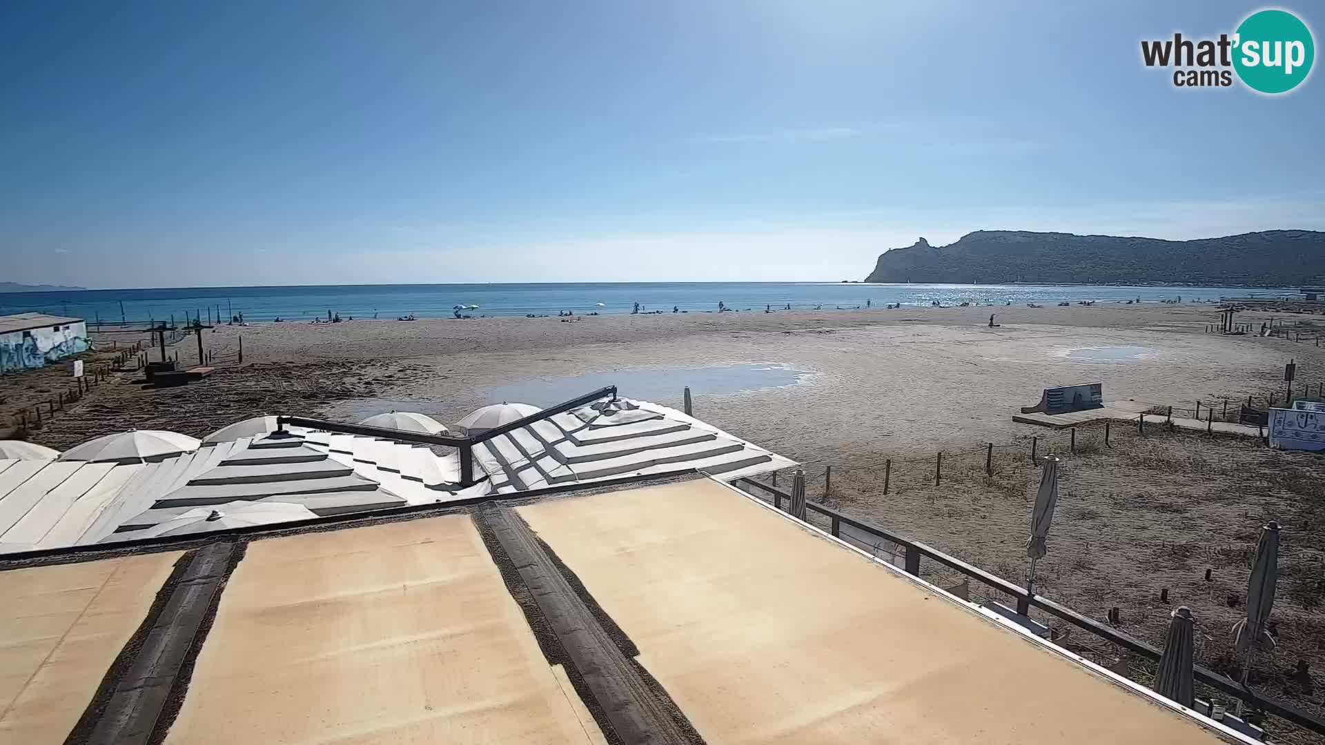 Poetto beach webcam | Cagliari | Sardinia