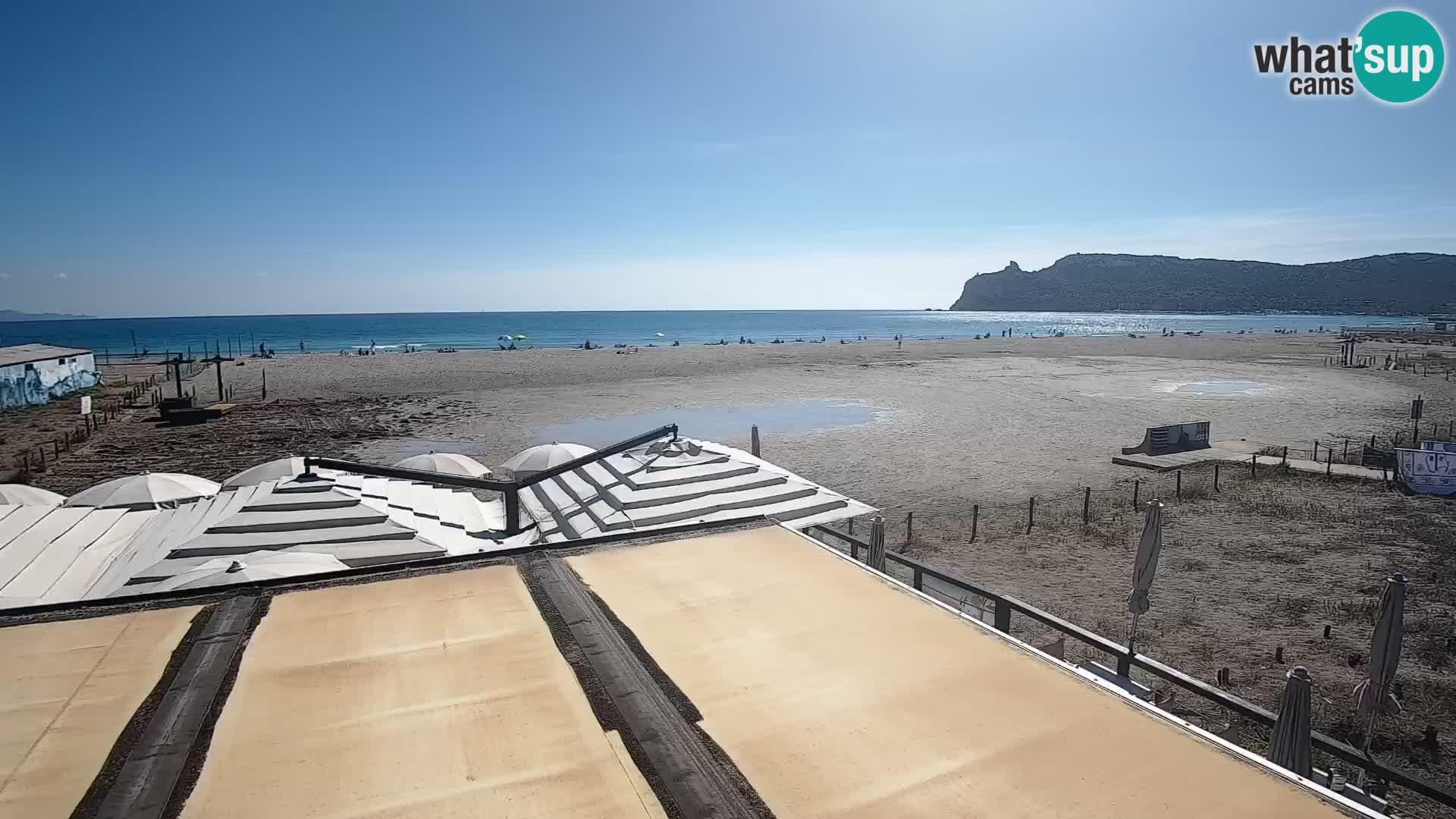 Webcam spiaggia del Poetto | Cagliari | Sardegna