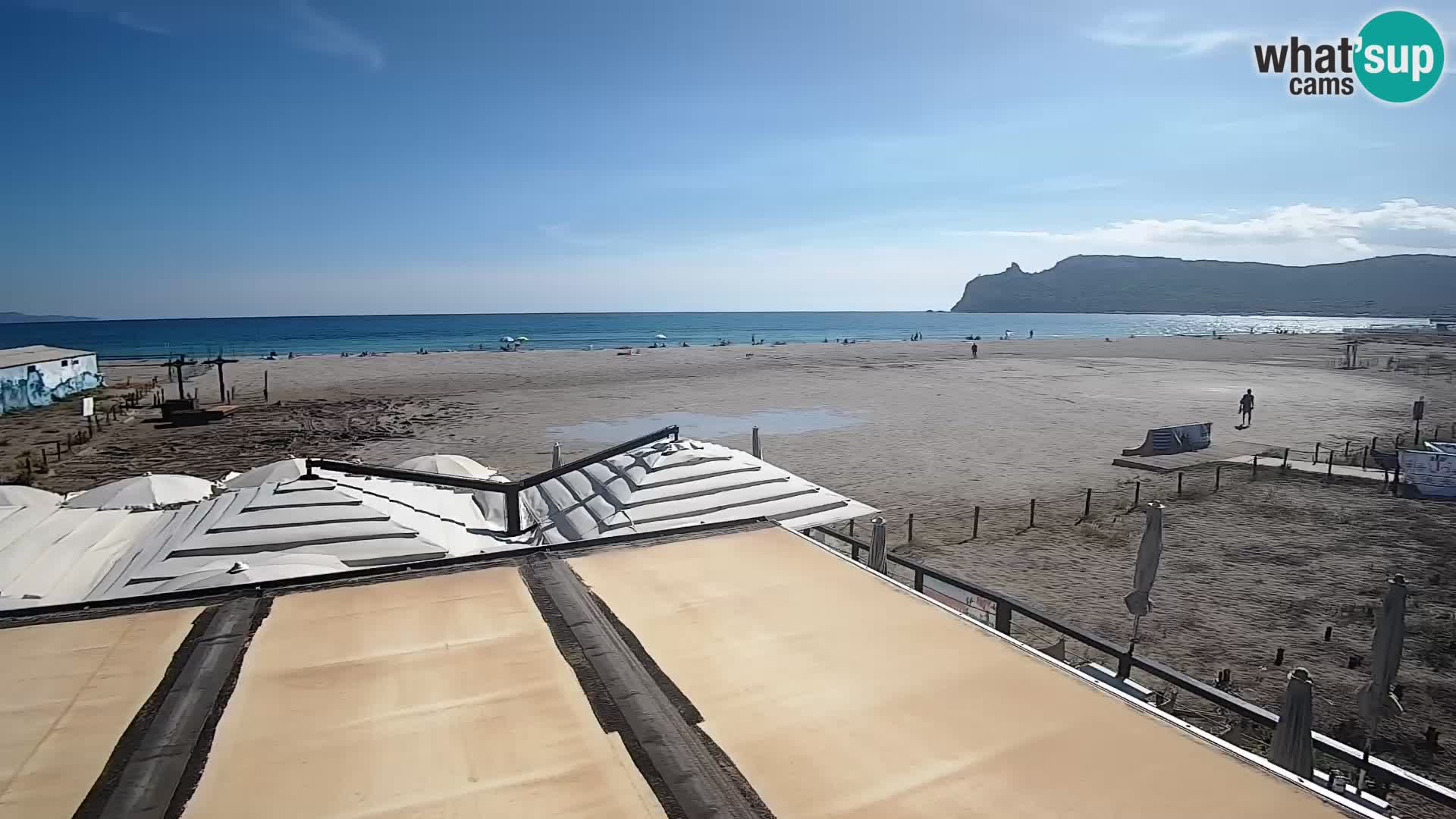 Poetto beach webcam | Cagliari | Sardinija