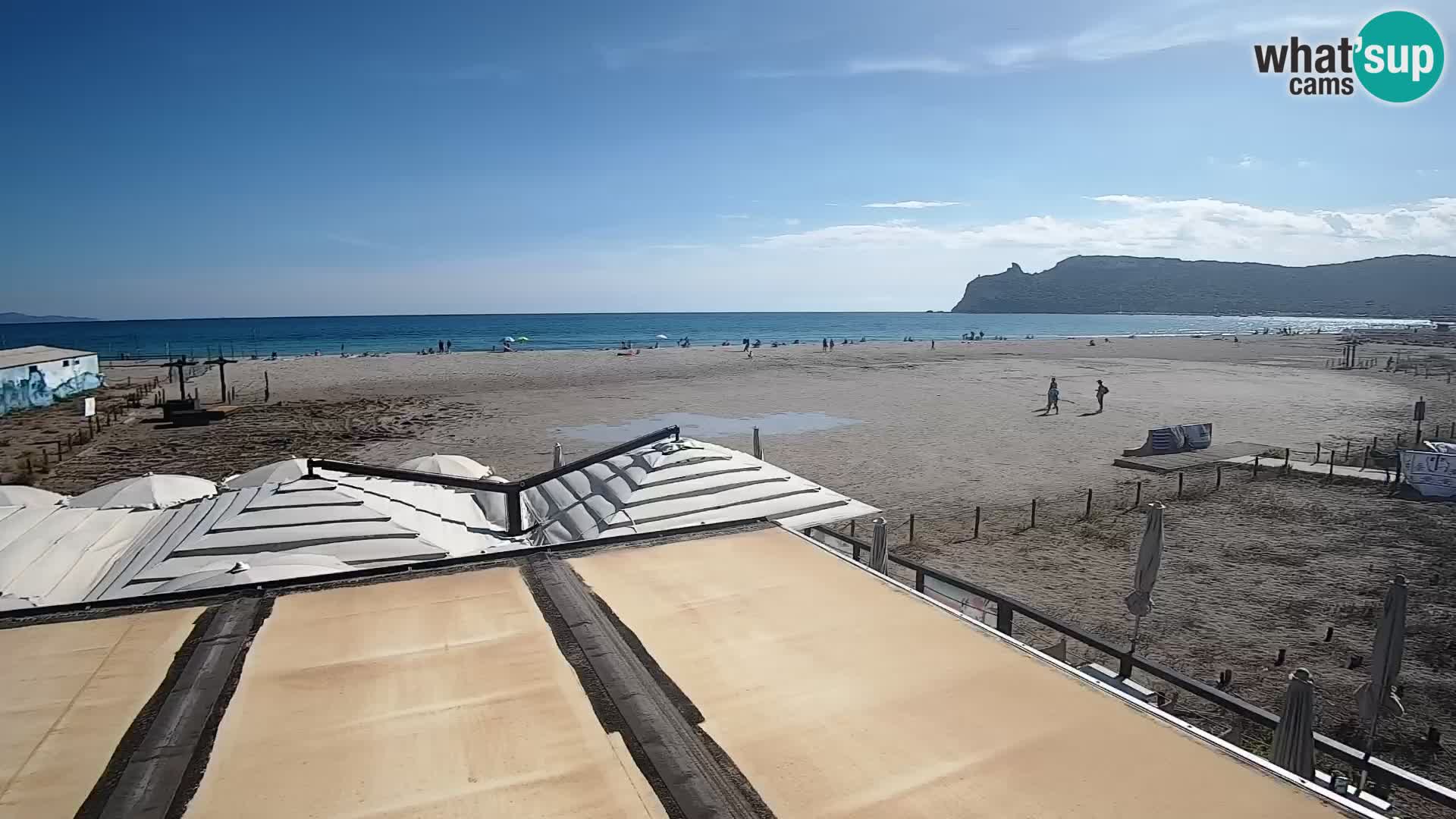 Poetto beach webcam | Cagliari | Sardinija