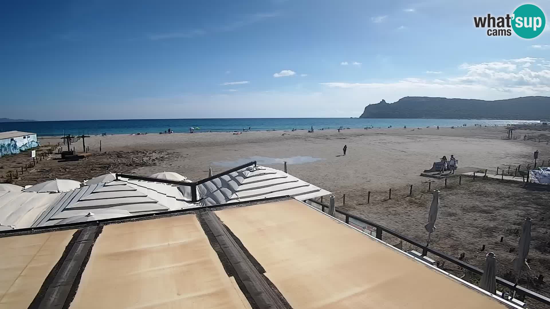 Poetto beach webcam | Cagliari | Sardinija