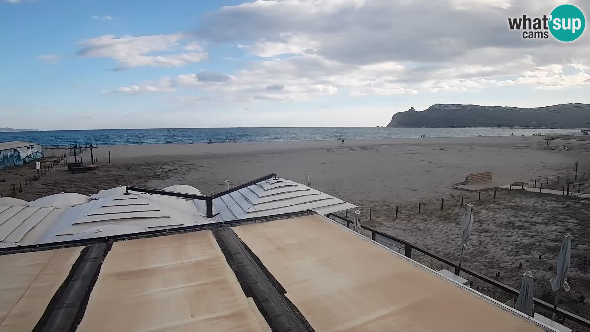 Poetto beach webcam | Cagliari | Sardinija