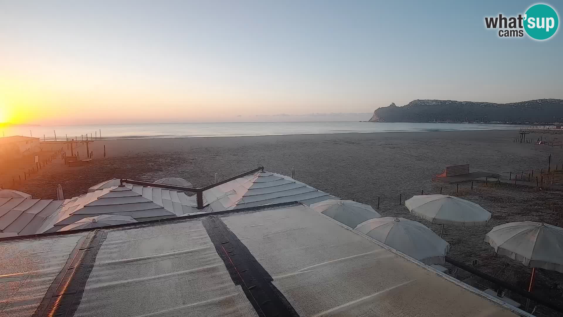 Poetto Strand Webcam | Cagliari | Sardinien
