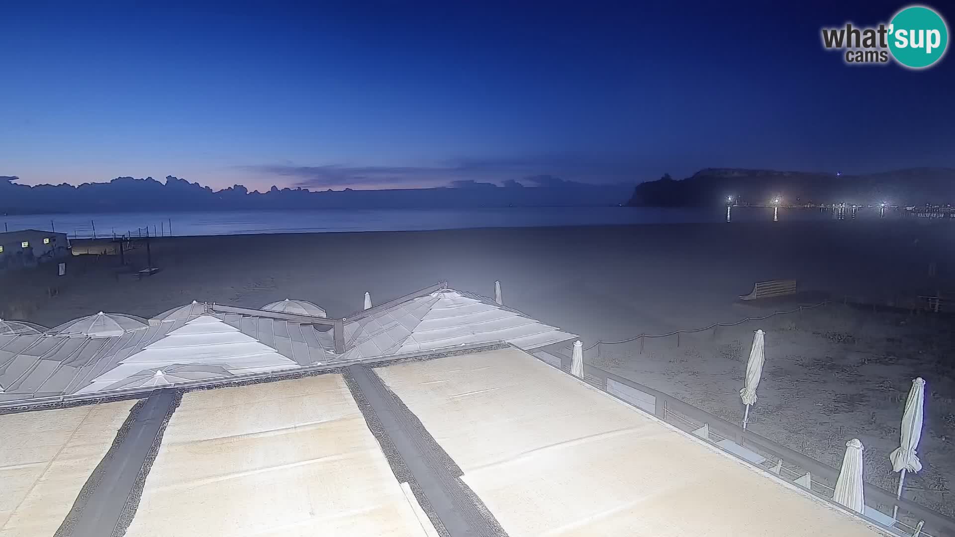Webcam plage de Poetto | Cagliari | Sardaigne