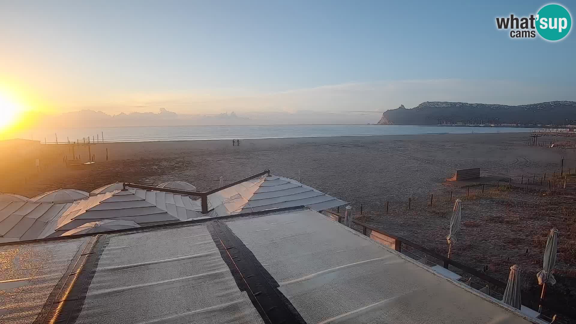 Poetto beach webcam | Cagliari | Sardinia