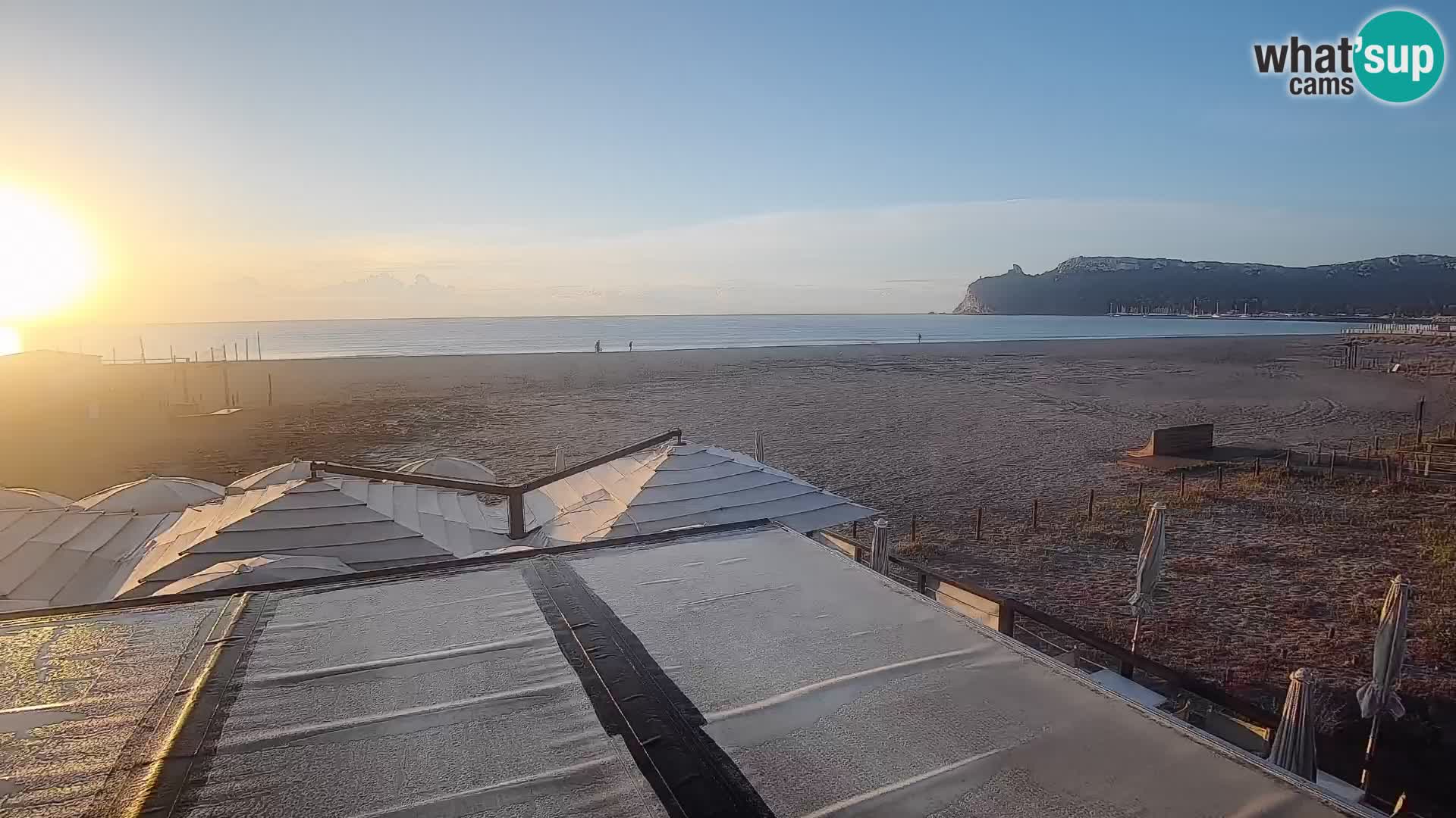 Webcam plage de Poetto | Cagliari | Sardaigne