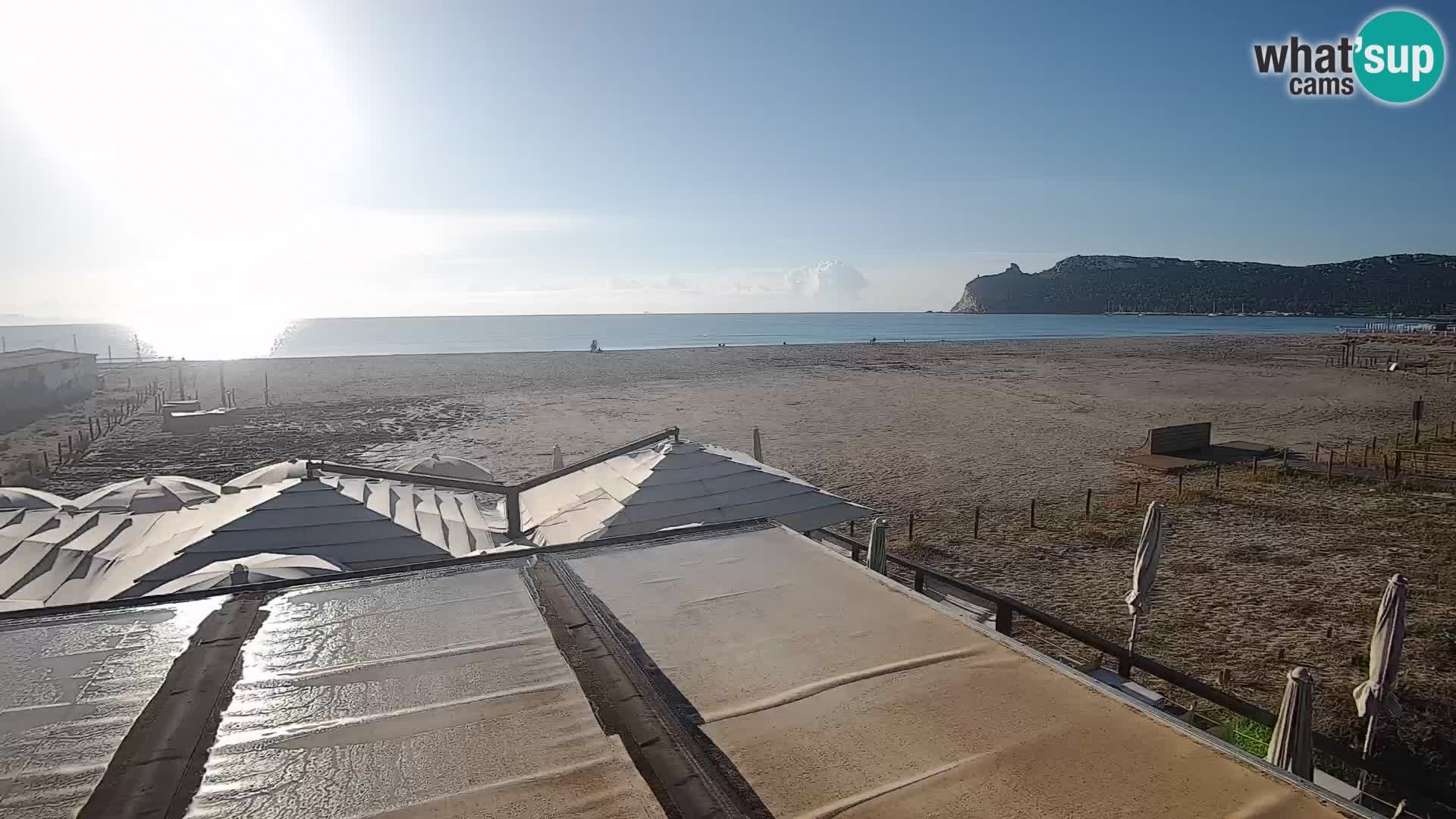 Webcam plage de Poetto | Cagliari | Sardaigne