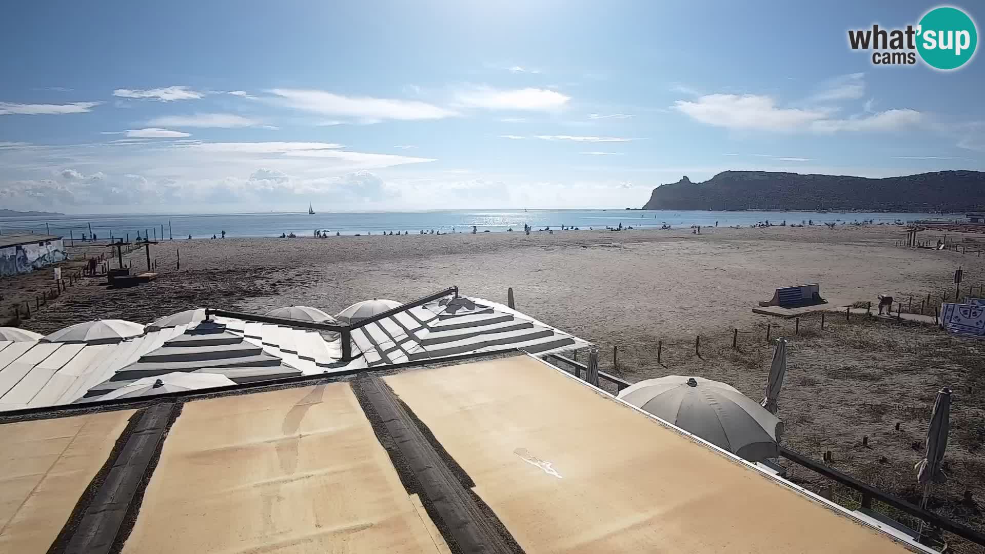 Webcam plage de Poetto | Cagliari | Sardaigne